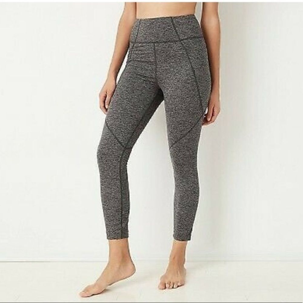 JoyLab High-Rise Brushed Jersey 7/8 Leggings XS - Picture 1 of 5